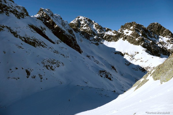 grań od Małego Koziego po Kościelec